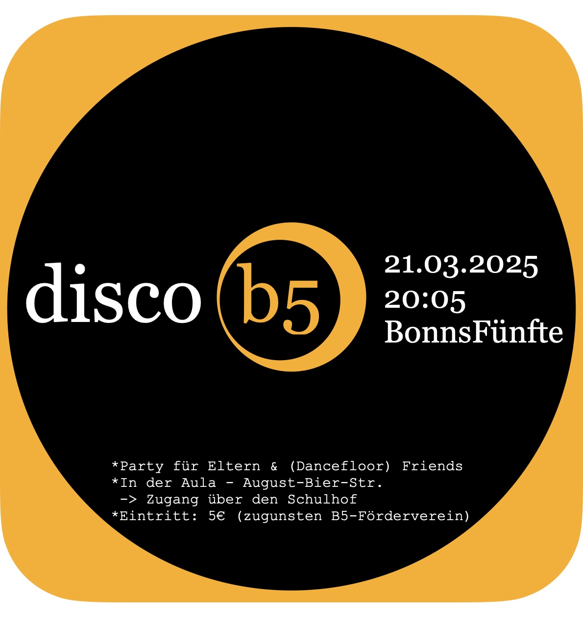 20250218 discoB5 Flyer